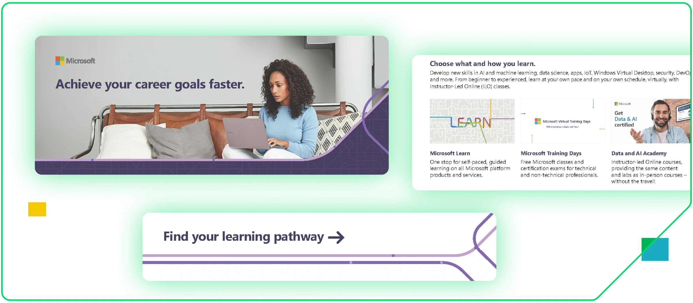 Microsoft — Microsoft connects free learning pathways to ten in-demand jobs