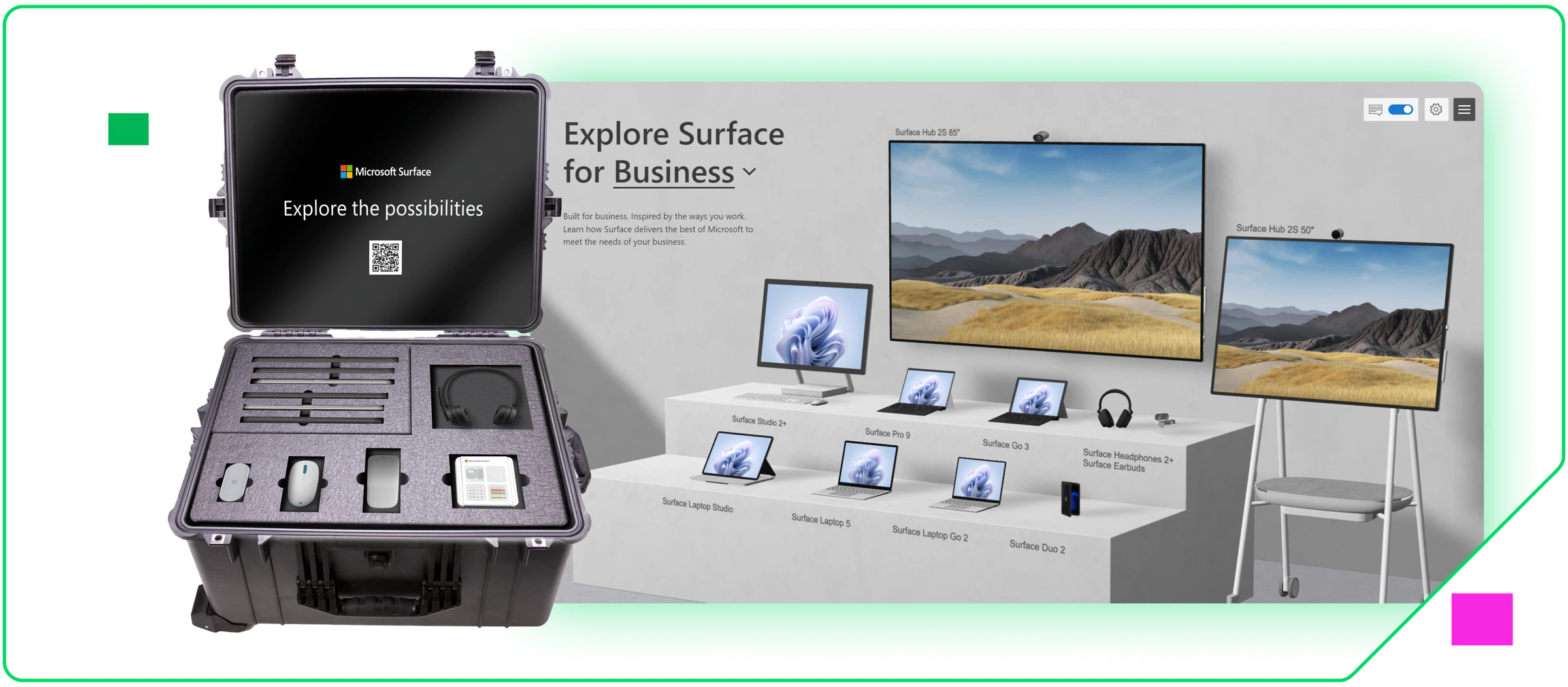 Microsoft — Microsoft gives resellers a showcase kit for the full Surface line-up