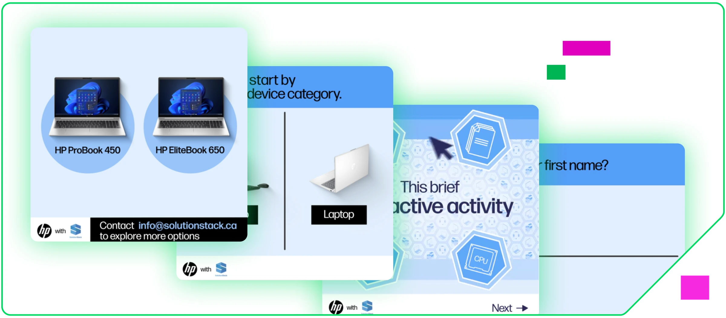 HP — HP turns a video into a conversation that recommends devices