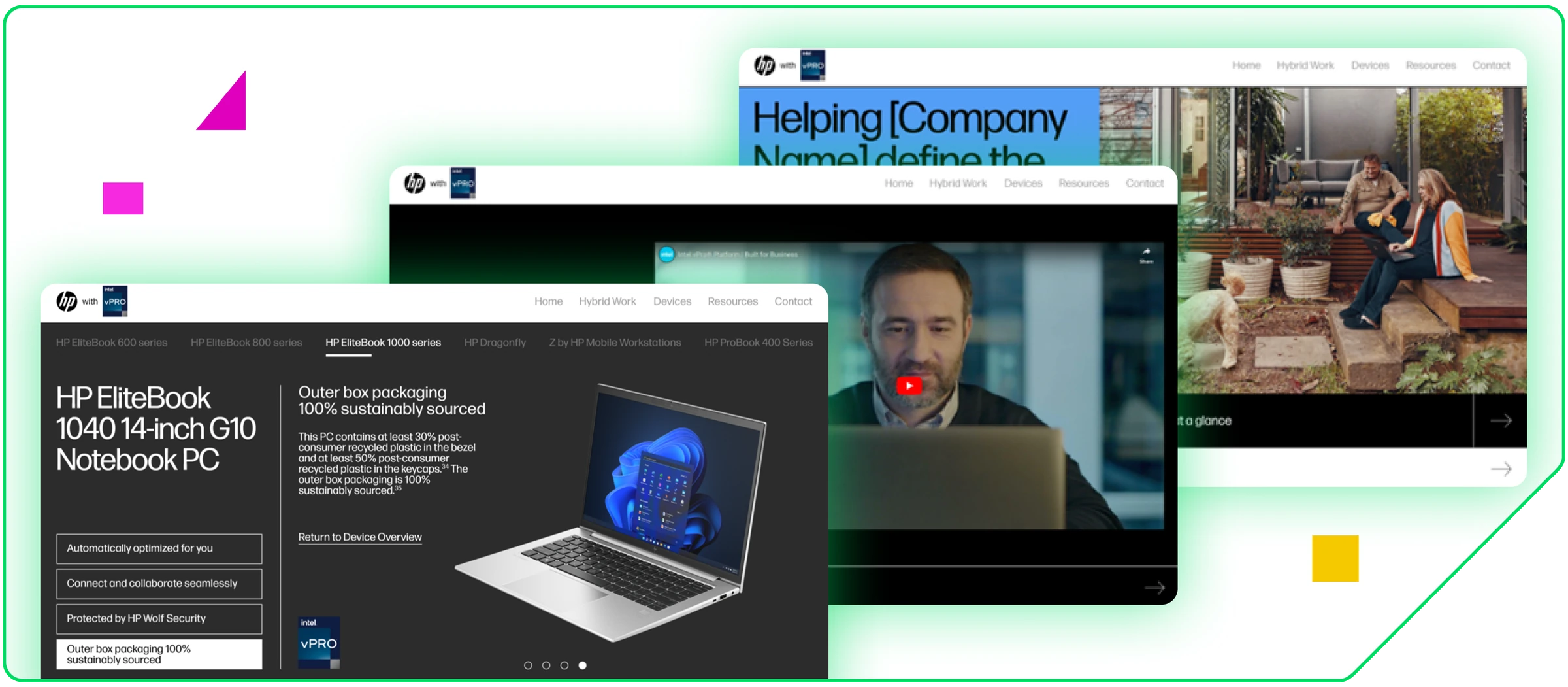HP — HP built a personalized Micro App for 50 enterprise accounts